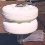 14 Inch Dock Wheel - corner and side mount